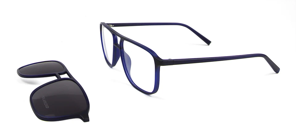 Luftfahrt Brillen Männer TR90 Rahmen Gläser Polarisierte Magnet Clip Auf Sonnenbrille Pilot Frauen Optische Myopie Rezept Brillen – Detail 3