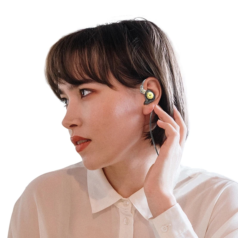 KZ EDX Pro Earphone HiFi Stereo Wired Headphones with Microphone Sport Noise Cancelling Headset Musician Monitor Earbuds fone kz