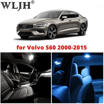 

WLJH Canbus Error Free Interior LED Light Bulb Dome Map Trunk Vanity Mirror License Light Package Kit For Volvo S60 2000-2015