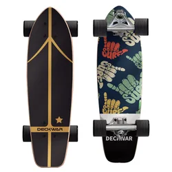 Skateboard Level Beginner Advanced Adult Land Surfing Skateboard Street Side Outdoor Fitness Skate board Maple Wood Longboard