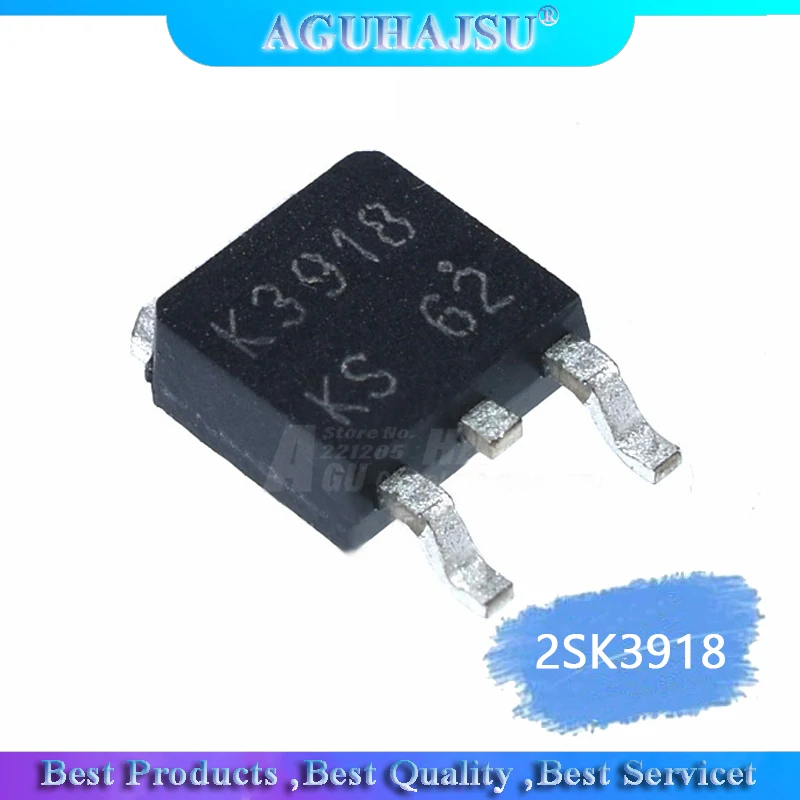 10 шт. 2SK3918 SOT252 K3918 SOT MOSFET SMD новый и оригинальный IC|Интегральные схемы| |