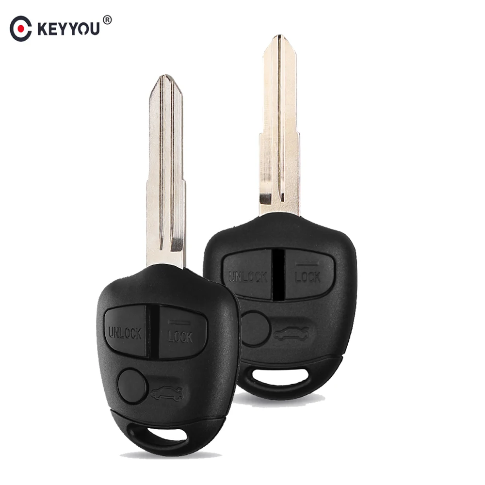 KEYYOU 3 кнопки дистанционного ключа автомобиля чехол для Mitsubishi Pajero Sport Outlander Grandis ASX