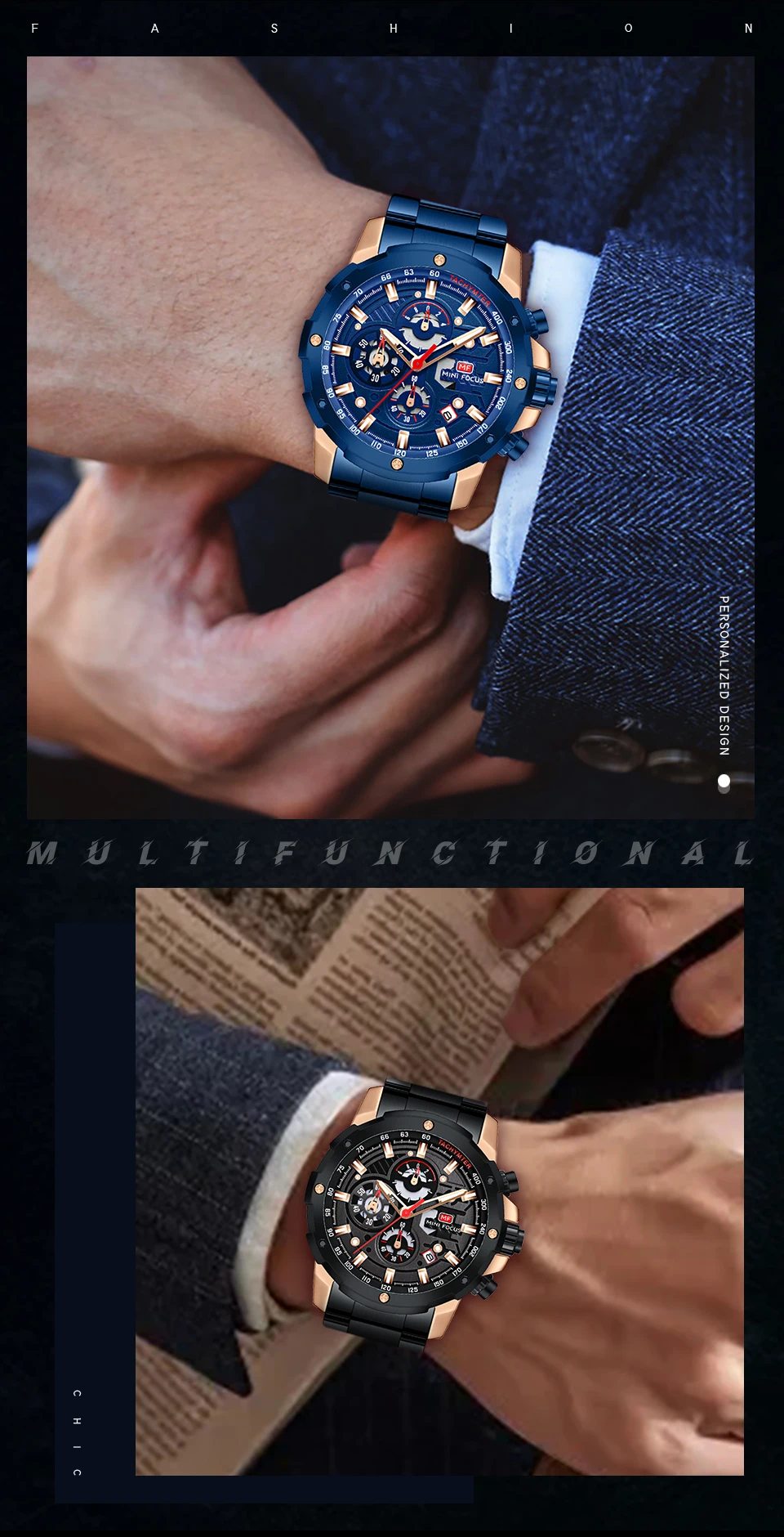 MINI FOCUS Quarzuhr für Herren, wasserdicht_voghion.com