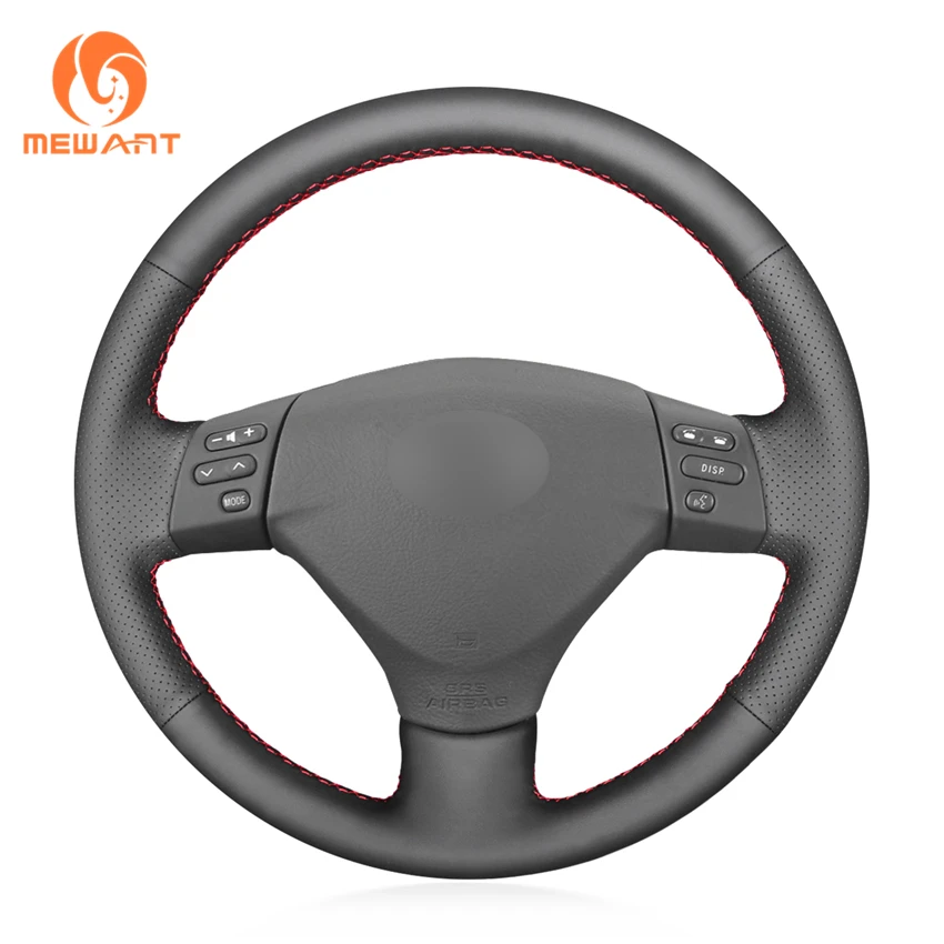 Black Artificial Leather Car Steering Wheel Cover for Lexus RX330 RX400h RX400 2004-2007 Toyota Corolla Verso Camry 2004-2006 | Автомобили