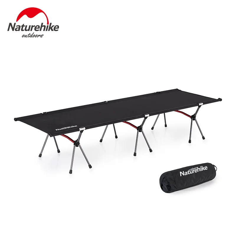  Naturehike Outdoor Folding Bed 190cm High Low Two Use Portable Bed Camping Siesta Folding Bed Trave