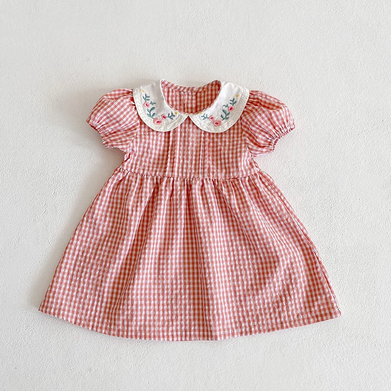 Spring Kids Baby Girl Long Sleeves Embroidery Sister Dress Rompers Autumn Infant Baby Girl Newborn Dress Rompers Clothes Baby Bodysuits expensive Baby Rompers