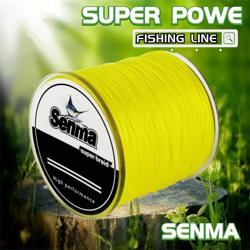 Senma 4X 300 м 500 PE леска 4 нити плетеная 8LB 80LB мультифиламентная гладкая ловля карпа