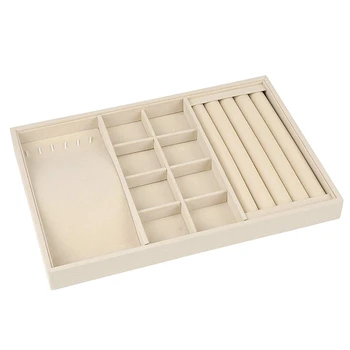 

Jewelry Display Ring Tray Necklace Earrings Display Organizer
