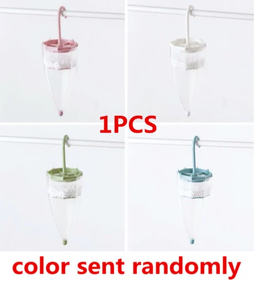 Зонтик/форма растений в горшках абсорбирующий поглотитель влаги многоразовая космическая внутренняя сумка-осушитель коробка влаги для гардероба - Цвет: A    Random delivery