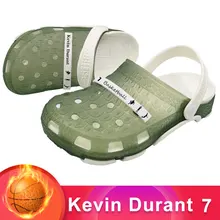 Кевин Дюрант; 7 массажа; zapatos de hombre; мягкая обувь для мужчин; повседневные Сабо; sandalias Croks Spor Ayakkabi Erkek capcie Osasuna