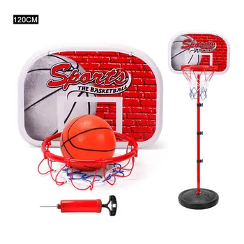

Portable Height Adjustable Basketball Hoop Backboard Basketball Stand Indoor Outdoor Game Play Set for Kids Youth