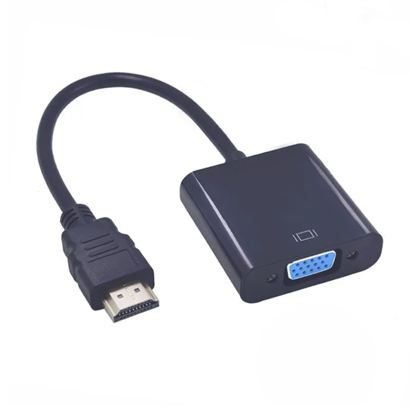 Новинка адаптер HDMI в VGA аналоговые аудио и видео конвертер Папа мама для Xbox PS4 ПК