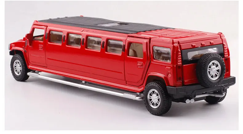 Модель 1/32 года лимузин Hummer из сплава металлический литой автомобиль игрушка
