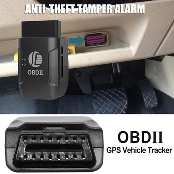

Vehemo OBDII GPS Tracker TK206 Device Locator Battery GPS Locator Geo-Fence Alarm Pratical Remote Power Off