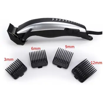 

12W Professional Hair Clipper Kit Electric Hair Trimmer Set Fine Cutter With Guide Comb Brush For Men Children Daily Hair Care