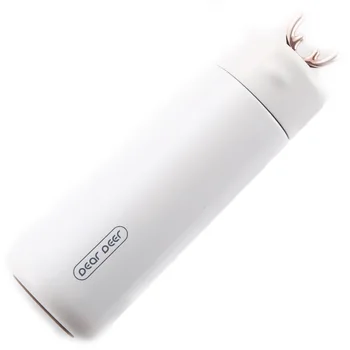 

450ML Warmer Vacuum Flasks Temperature Display Cute Deer Stainless Steel My Hot Water Bottle Travel Coffee Mug Tea Milk Mug Ther