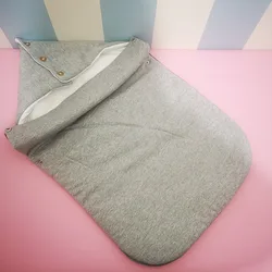 Envoltura para bebé supersuave, color gris, de marca