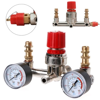 

Heavy Duty Valve Gauges Regulator Air Compressor Pump Pressure Control Switch