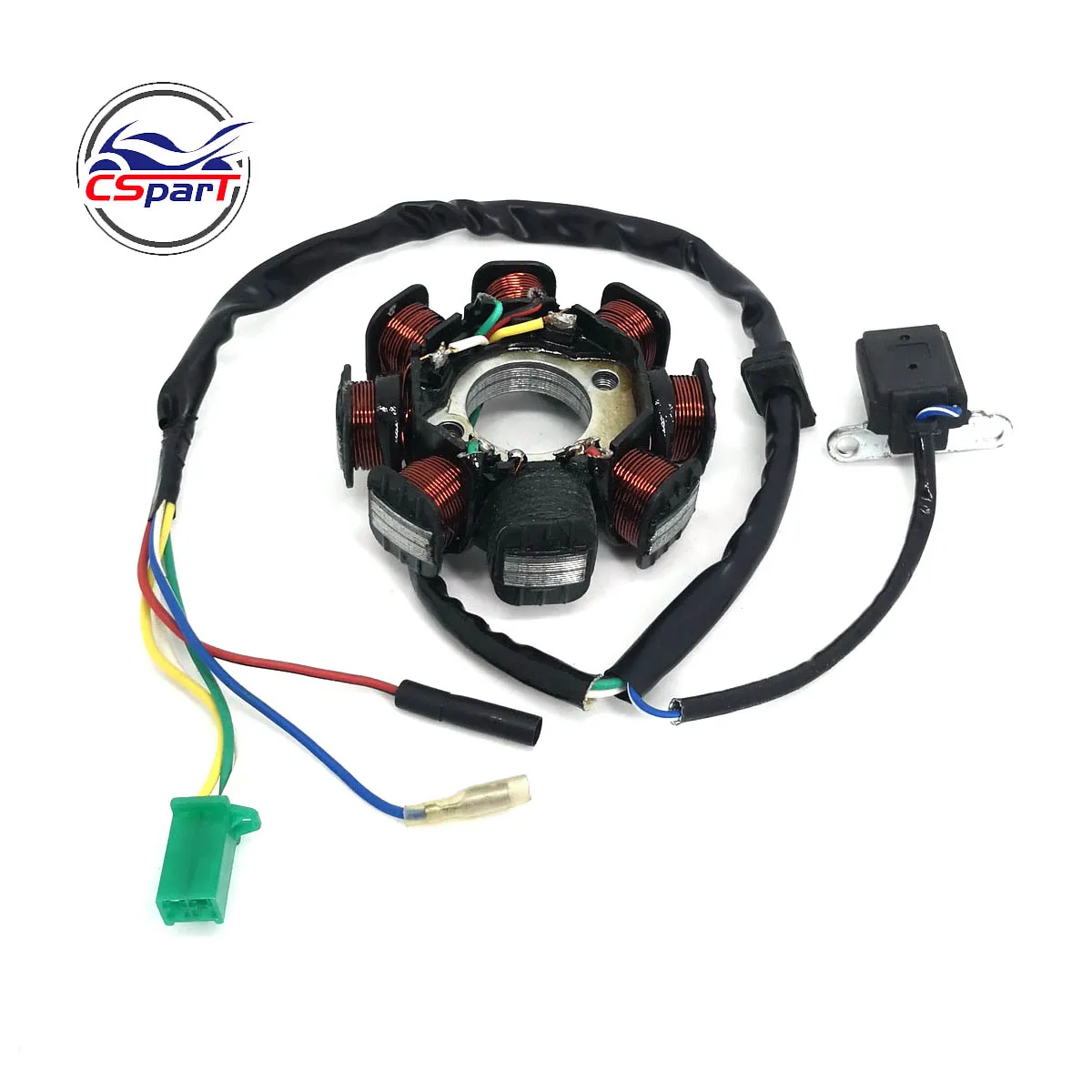 8 катушечный магнитный генератор статор переменного тока для GY6 125cc 150cc 152QMI 157QMJ Taotao