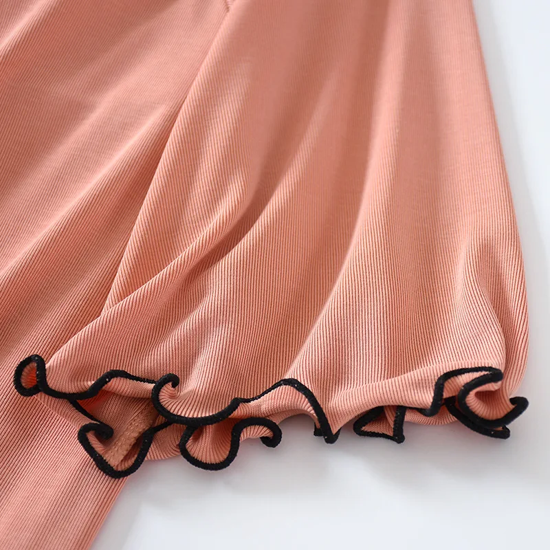 Fdfklak M-2XL Große Größe Schlafen Pyjamas Anzug Sommer Mit Brust Pad Set Nachtwäsche Kleidung Für Frauen 2025, Neue Modale Pijama – Detail 17