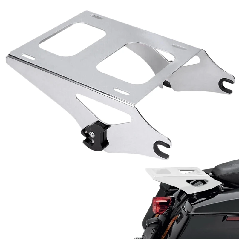 

Detachable TwoUp Tour Pak Pack Mount Trunk Luggage Rack for Harley Touring 14-19