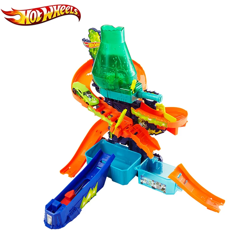 CCP76 Hot Wheels Science Lab Обесцвечивающий автомобиль железная дорога Hotwheels развивающие игрушки на день рождения Рождественский подарок для детей CCP76 - Цвет: CCP76
