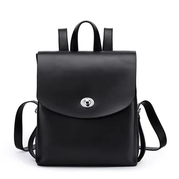 

Bag female new fashion leather ladies bag simple casual female student school bag wild shoulder messenger bag female leather bag