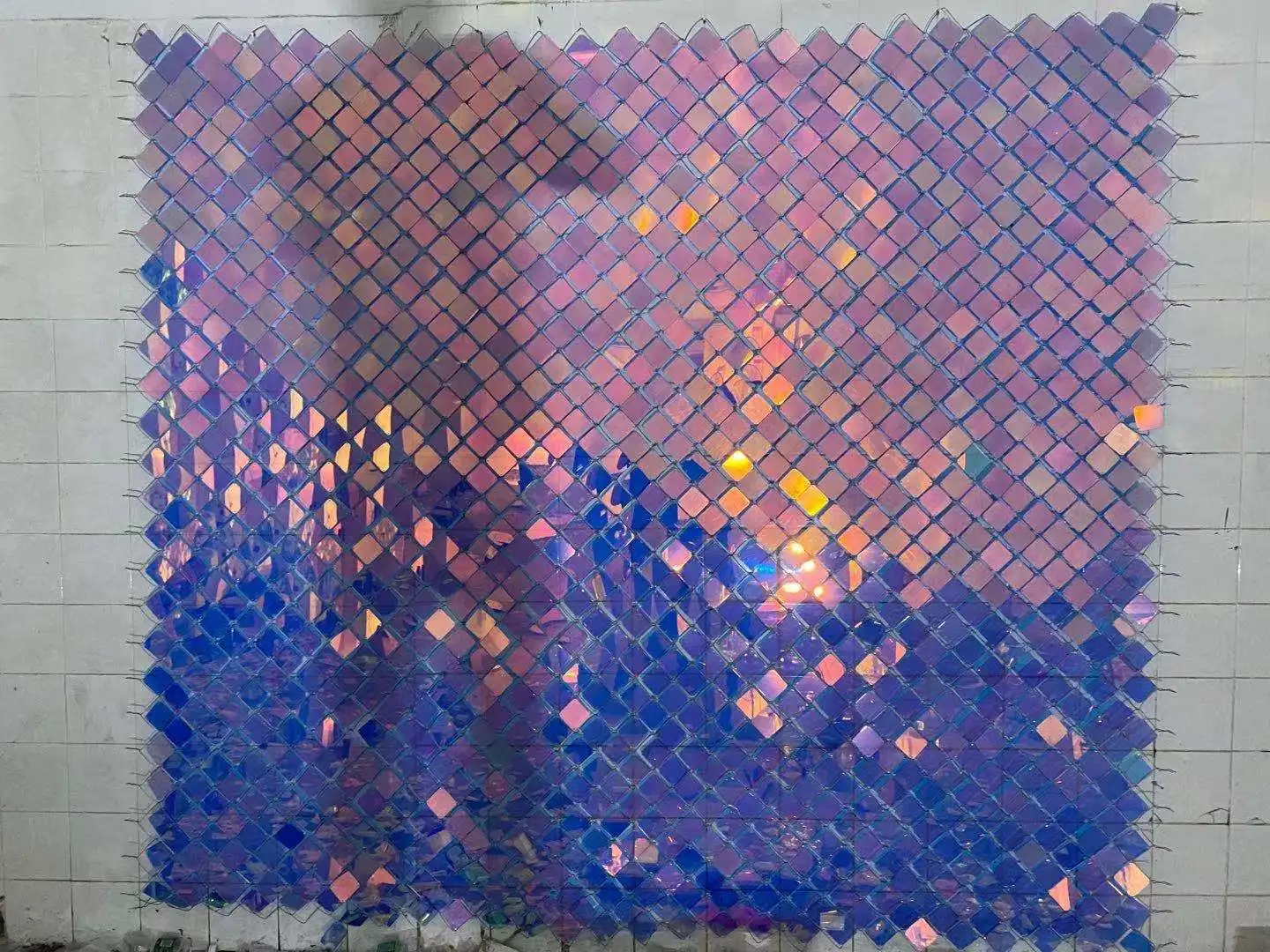Customize Iridescent Laser Plexiglass PMMA Plastic Sheet Acrylic Board Rainbow Like Color Polymethyl For Advertising/Decoration