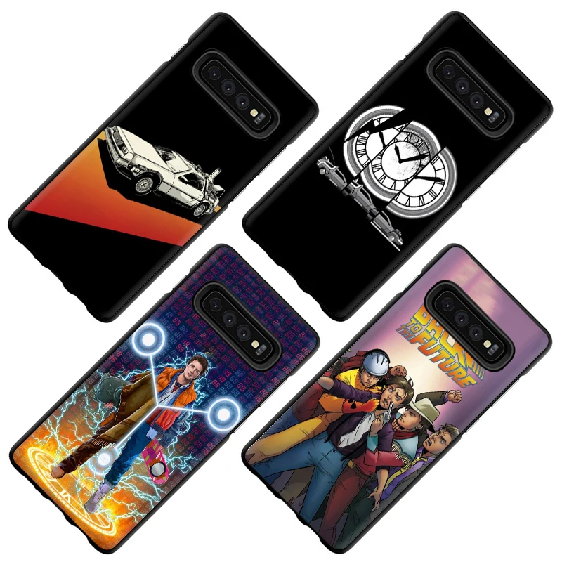 EWAU фильм back to the future силиконовый чехол для телефона для Samsung Galaxy S6 S7 край S8 S9 S10 плюс S10e Note 8, 9, 10, M10 20 30 40