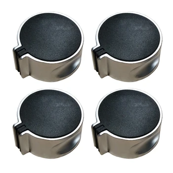 

4PCS Gas Stove Knob Zinc Alloy Cooker Button Sturdy Ignition Switch Button Gas Stove On-Off Knob Accessory (0°/45° Switch Style)