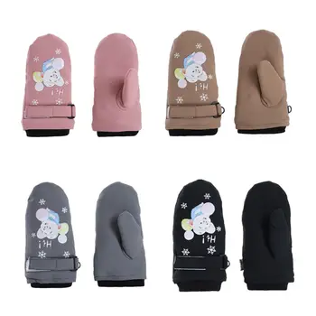 

Drop Ship. Children Mitten Winter Kids Boys Girls Outdoor Warm Gloves Waterproof Windproof