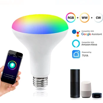 

WiFi Smart LED Multicolor Lamp Random Change Light Bulb Dimmable Club Lamps RGB Magic Bulb APP Operate Assistant