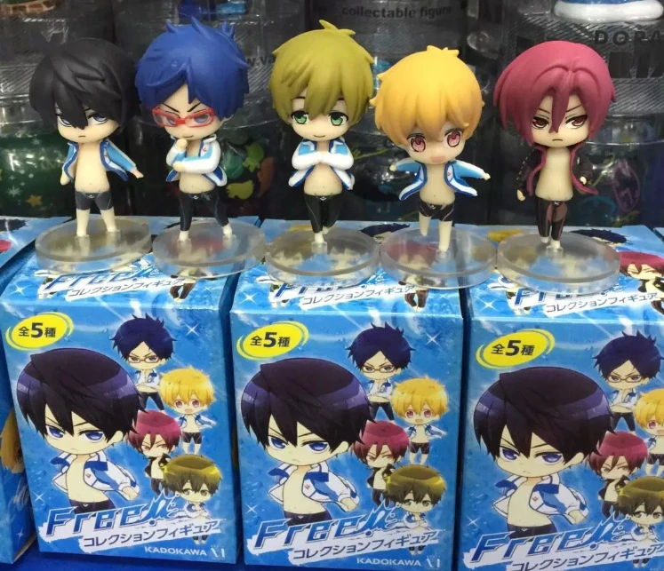 5pieces Set Free Makoto Tachibana Rin Matsuoka Anime New Action Figure Pvc Toys Collection Figures For Friends Gifts Action Figures Aliexpress