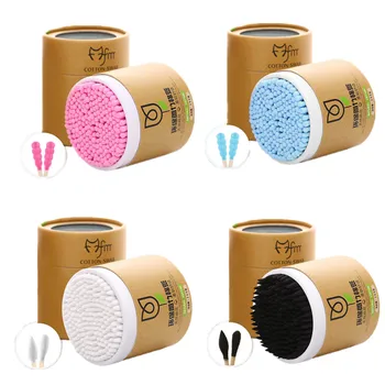 

200pcs/Box Bamboo Cotton Swab Wood Sticks Soft Cotton Buds cleaning of ears Tampons Microbrush Cotonete pampons health beauty