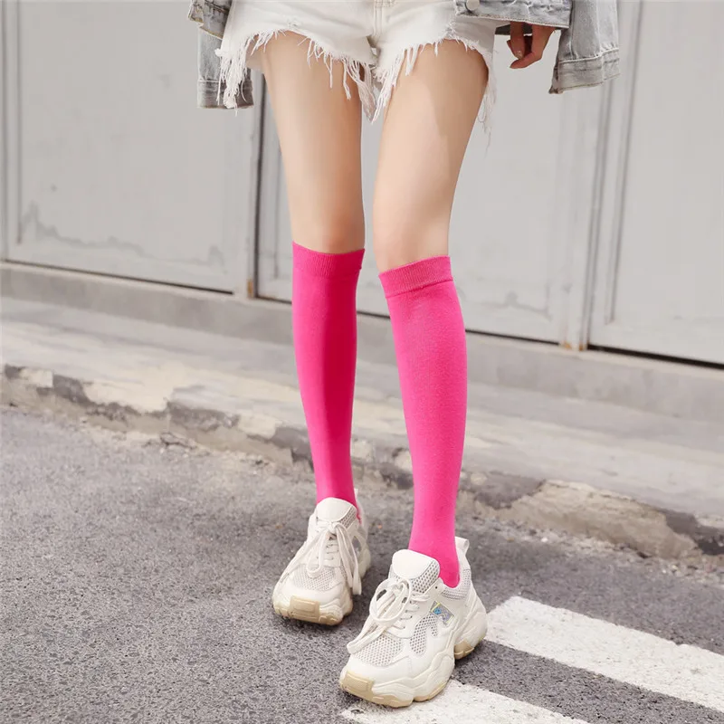 Kawaii Japanese Harajuku Candy Knee High Y2K Socks for Women Cute