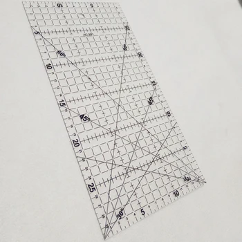 

Foot Aligned Craft Art Home Accessories Sewing Tools Cloth Patchwork Ruler Professional Hand Firm DIY Quilting Thick Measuring