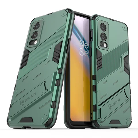 Cover Oneplus Nord 2 5G Case For Oneplus Nord 2 5G Capas PC Bumper Kickstand Back Cover For Oneplus Nord N200 2 5G Fundas