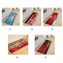 Противоскользящий ковер в рождественском стиле для украшения дома, ковер из полиэстера для гостиной, кухни, спальни, дивана, ванной комнаты, Рождественский Коврик для двери