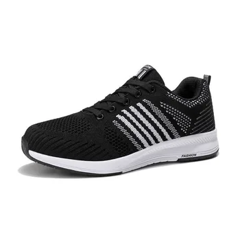

women's nice sport shoes new Womens fashion light breathable mesh running shoes black white soft comfort non slip Sneakers woman