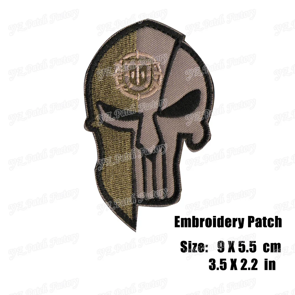 3D Embroidery Patch Portugal Flag Military Green Hook and Loop Tactical Emblem Badges Applique Embroidered Patches Drop Shipping