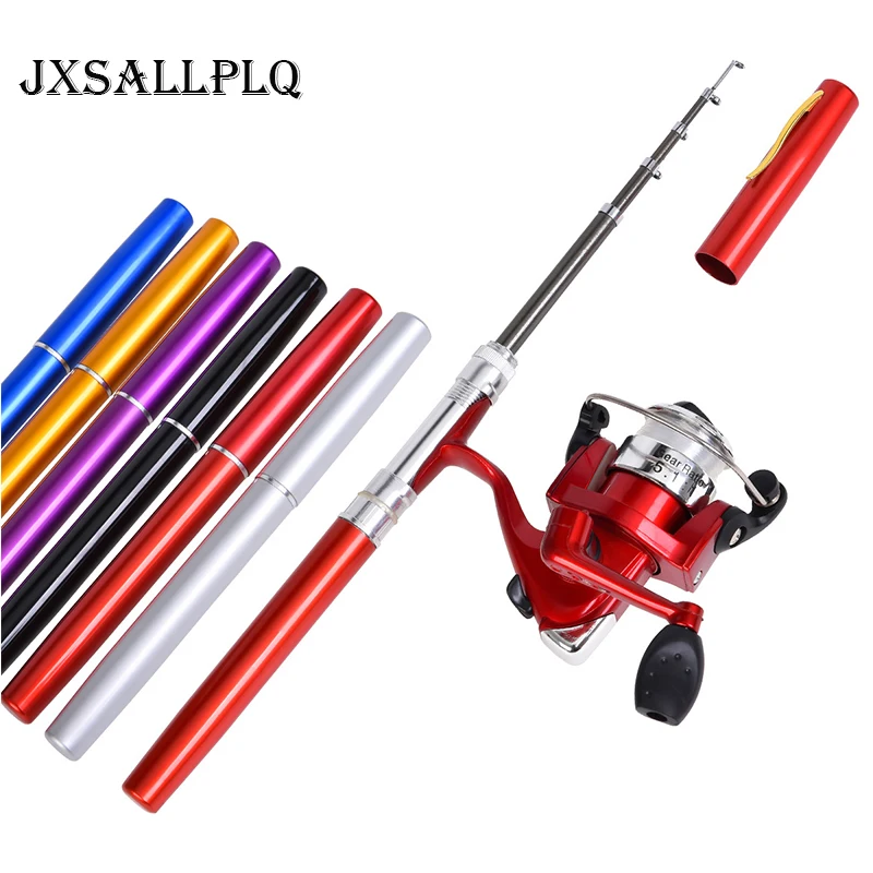 Mini Pen Appearance Fishing Rod Portable Rotating Wheel Fishing Rod 1 Piece Winter Outdoor Fishing Rod Fishing Accessories|Fishing Rods| - AliExpress