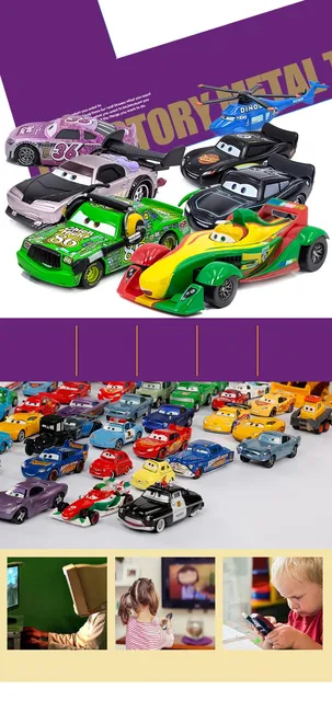 Disney pixar carro 35 relâmpago mcqueen corrida família 39 jackson  tempestade ramirez morre fundido liga de metal brinquedo das crianças carro  1:55