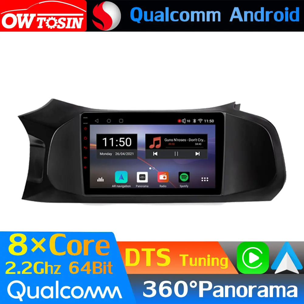 Устройство док-станция Qualcomm 8Core Android автомобильный медиа для Chevrolet Chevy Onix 2012-2019 GPS 360