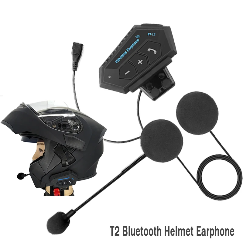 Наушники T2 Bluetooth 4 2 гарнитура для мотоцикла длительный режим ожидания Rider BT