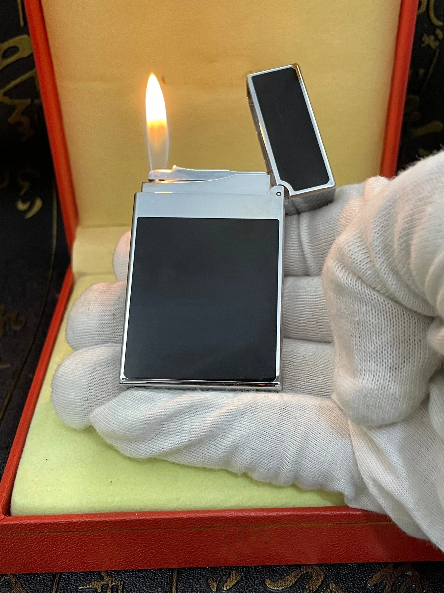 100% brand new made in China retro original DuPont bright sound lighter windproof lighter electronic lighter