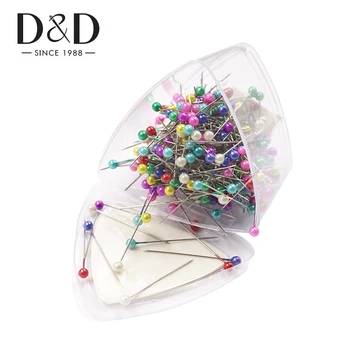 

300pcs/box Round Pearl Headed Pins Quilting Pins Dressmaker Pins for DIY Localization Needle Weddings Crafts Sewing Accessory