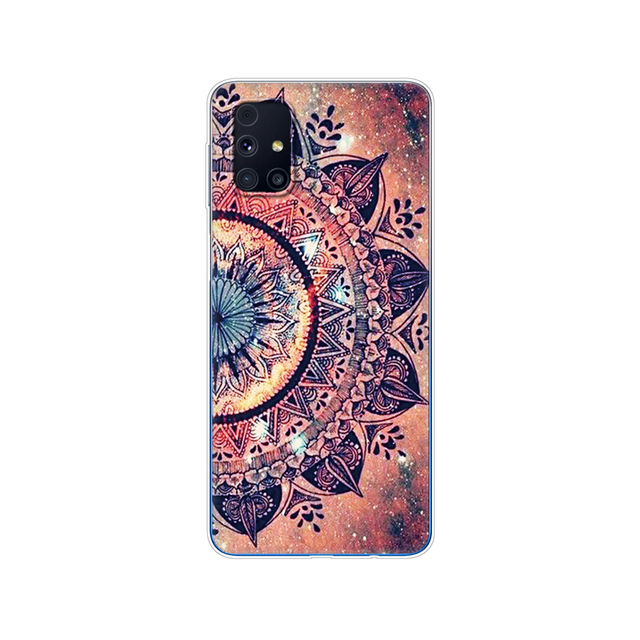 Samsung M31s Cases 6.5" Tpu Soft Silicon Back Phone Cover For Samsung Galaxy M31S GalaxyM31S M 31S m317f m317 Funda flower