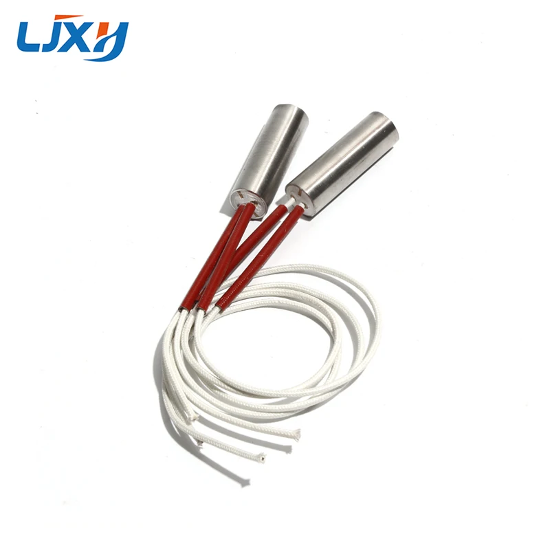 LJXH 2PCS 12mm 30~70mm AC110V/220V/380V Single-End Heating Tube 110/150/200/220/260W Cartridge Heaters 304SUS Resistance Element