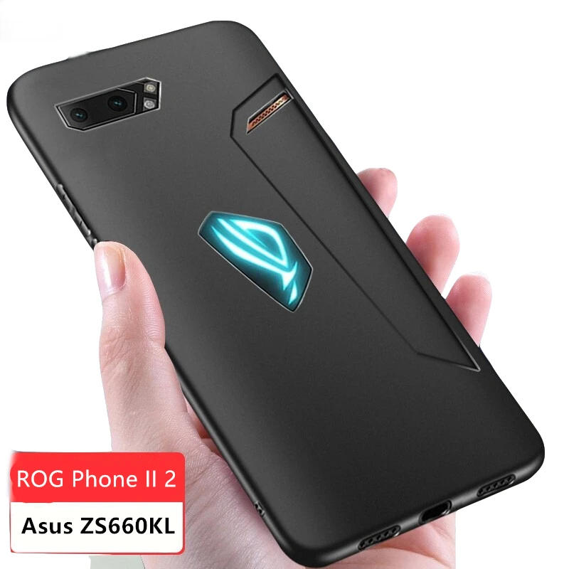 Чехол для Asus ROG Phone 2 ZS660KL Ультратонкий Мягкий ТПУ силиконовый тонкий матовый чехол