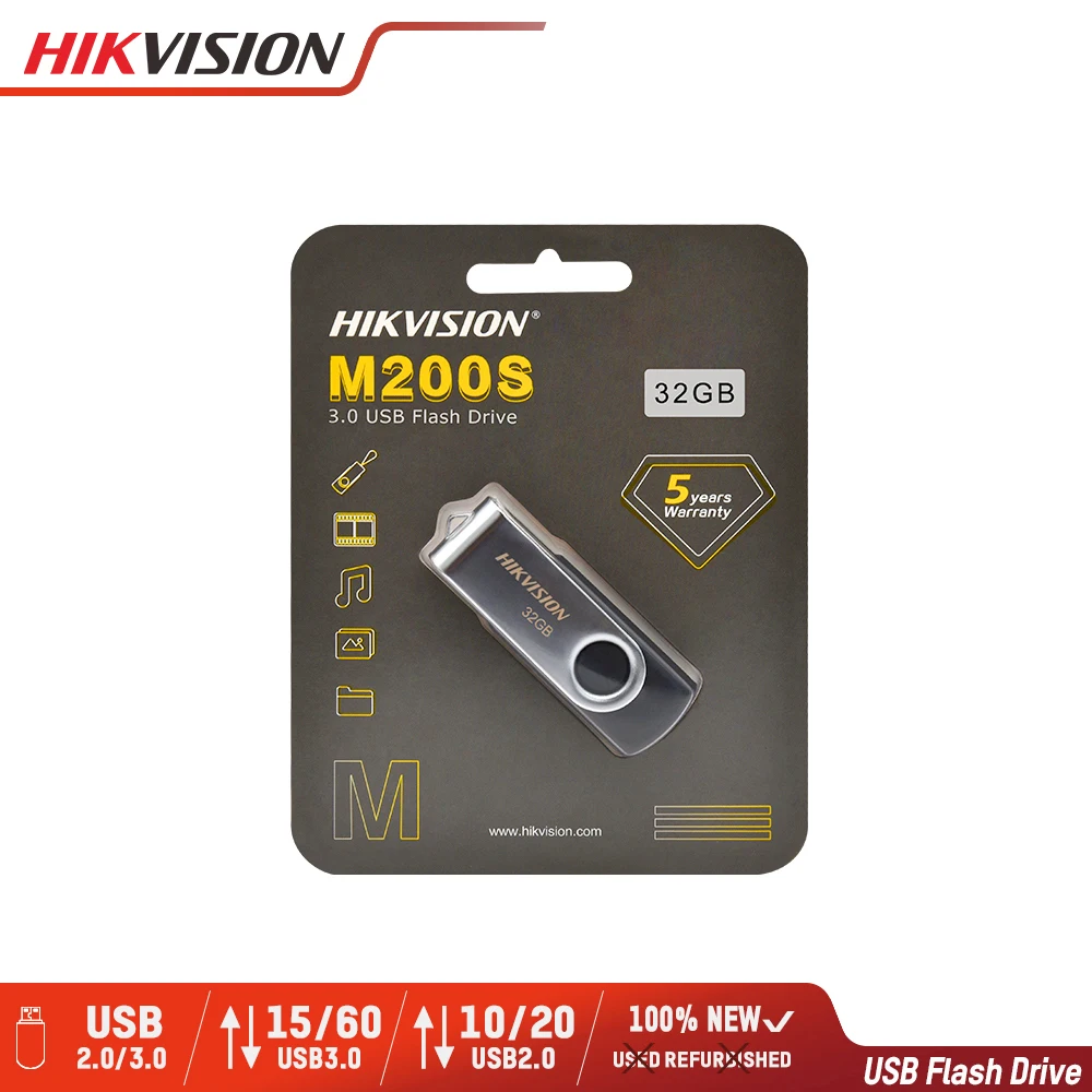 HikvisionUSBFlashDrive8GB16GB32GB64GBPenDriveUSB20USB30